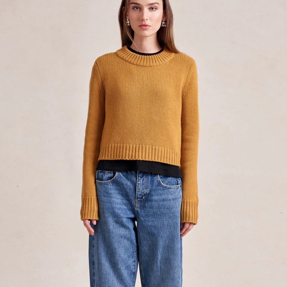 La Ligne Golden Crew Neck Sweater